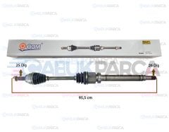 ÖN AKS KOMPLE SAĞ 1.4 OTOMATİK VİTES BENZ. FIESTA 08>