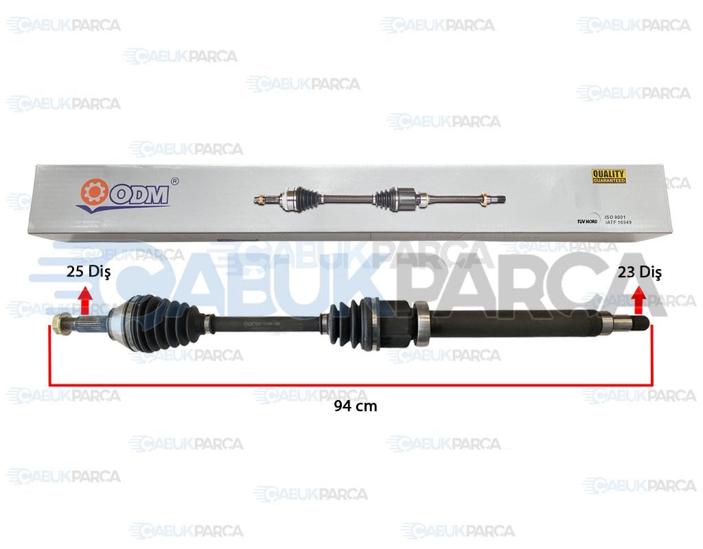 AKS KOMPLE SAĞ UZUN 1.6 BENZİNLİ MANUEL FOCUS 98
