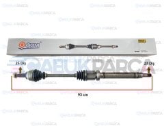 ÖN AKS KOMPLE SAĞ 1.4-1.6 BENZİNLİ FIESTA 01