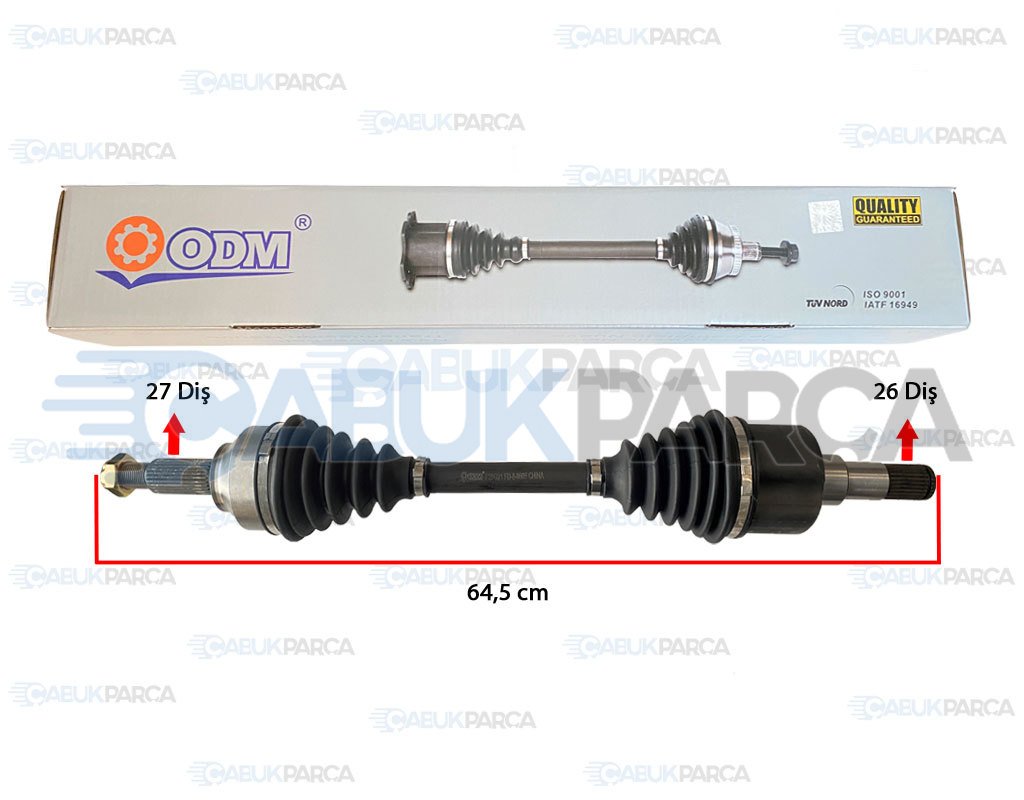 FORD MONDEO ÖN AKS KOMPLE SOL MANUEL 2.0 TDCİ 01
